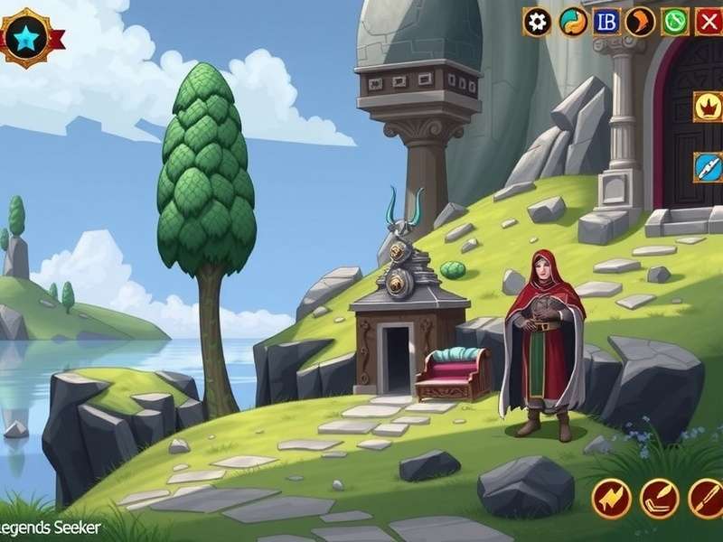 Quest selection screen in Lassi Legend Seeker Lassi Legend Seeker quest interface